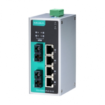 Коммутатор EDS-P206A-4PoE-SS-SC-T